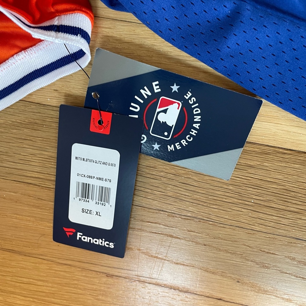 Fanatics Mets Blue and Orange Jersey - Picture 3 of 3